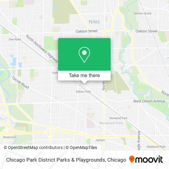 Chicago Park District Parks & Playgrounds map