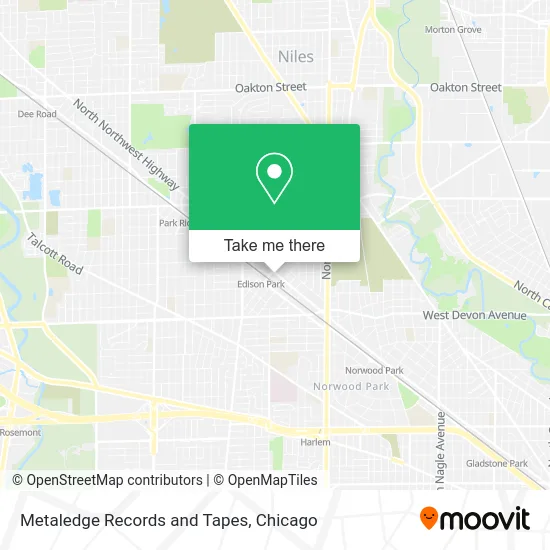 Metaledge Records and Tapes map