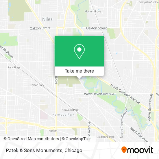 Patek & Sons Monuments map