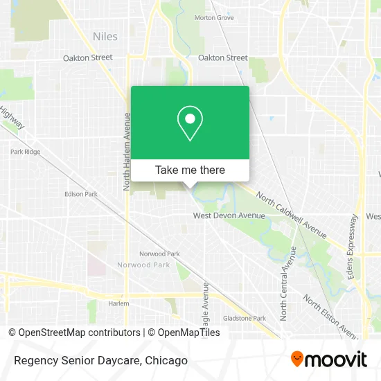 Regency Senior Daycare map
