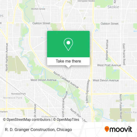 R. D. Granger Construction map