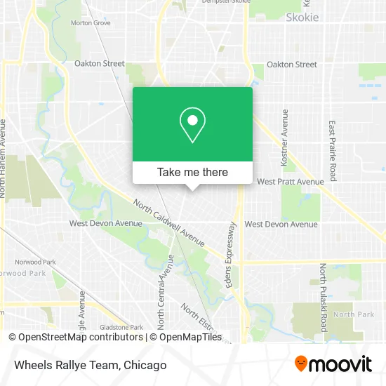 Wheels Rallye Team map