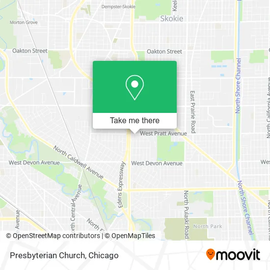 Presbyterian Church map