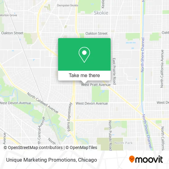 Unique Marketing Promotions map