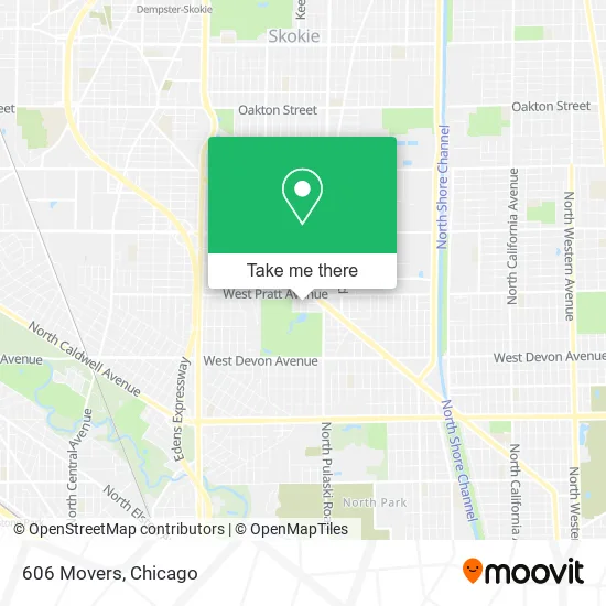 606 Movers map
