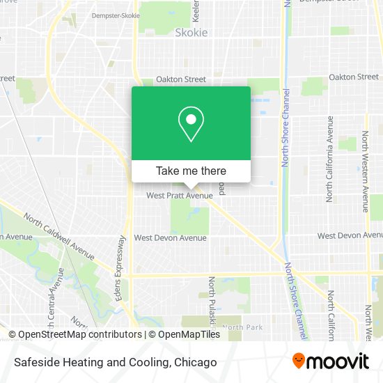 Safeside Heating and Cooling map