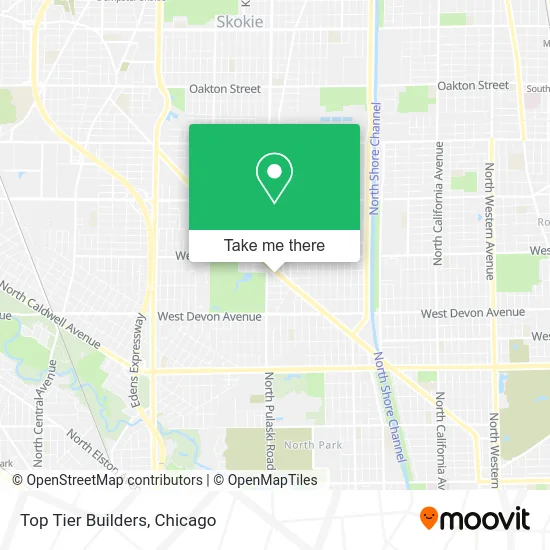 Top Tier Builders map