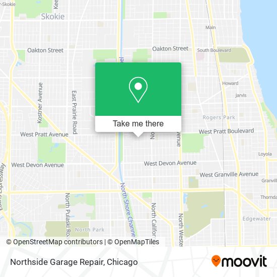 Northside Garage Repair map