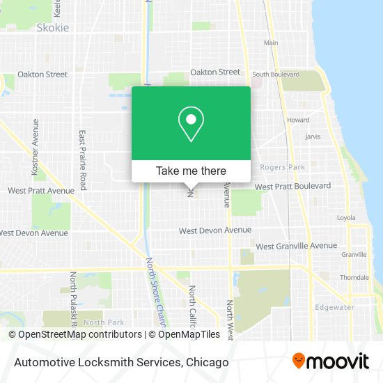 Mapa de Automotive Locksmith Services