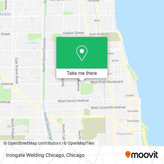 Irongate Welding Chicago map
