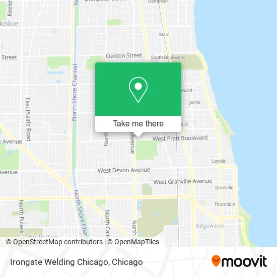 Irongate Welding Chicago map