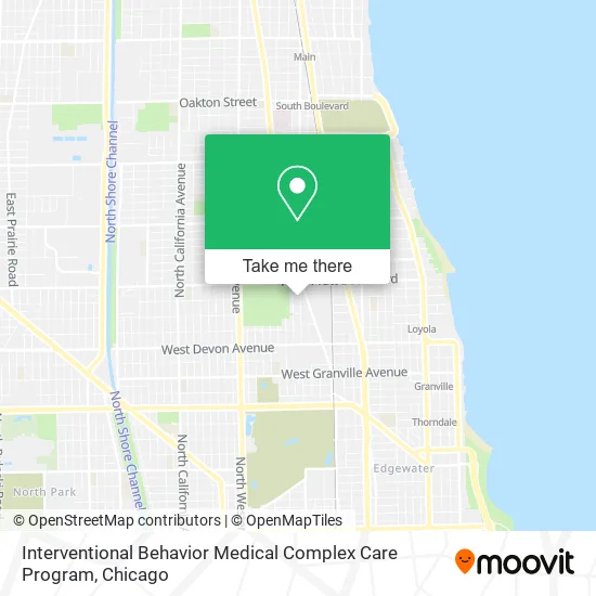 Interventional Behavior Medical Complex Care Program map