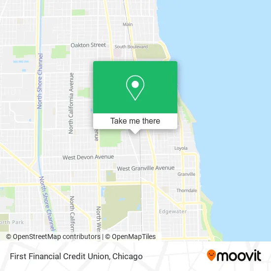 First Financial Credit Union map