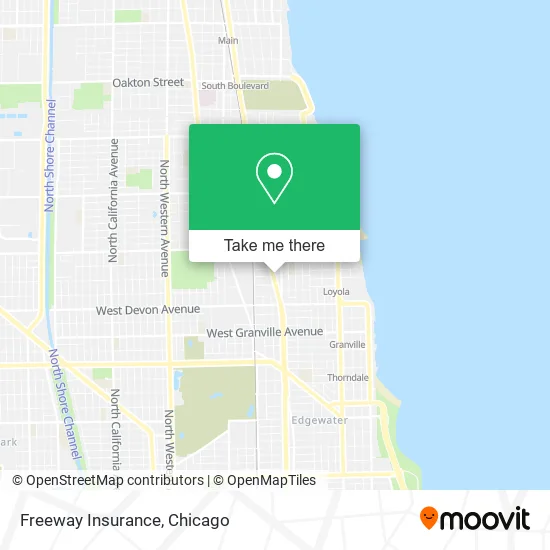 Freeway Insurance map