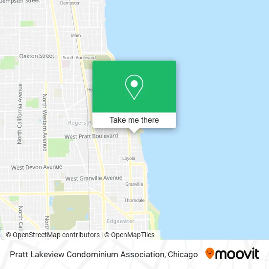 Mapa de Pratt Lakeview Condominium Association