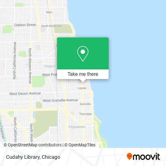 Cudahy Library map