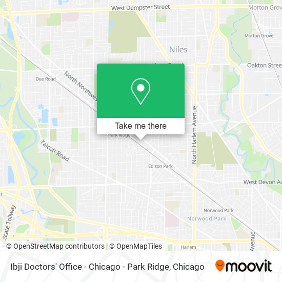Ibji Doctors' Office - Chicago - Park Ridge map