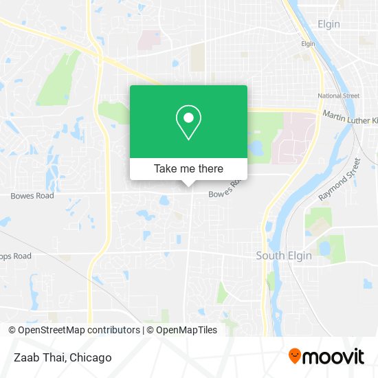 Zaab Thai map