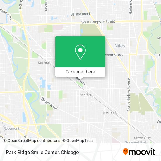 Mapa de Park Ridge Smile Center