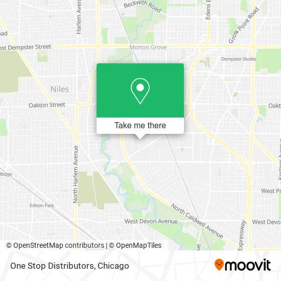 One Stop Distributors map