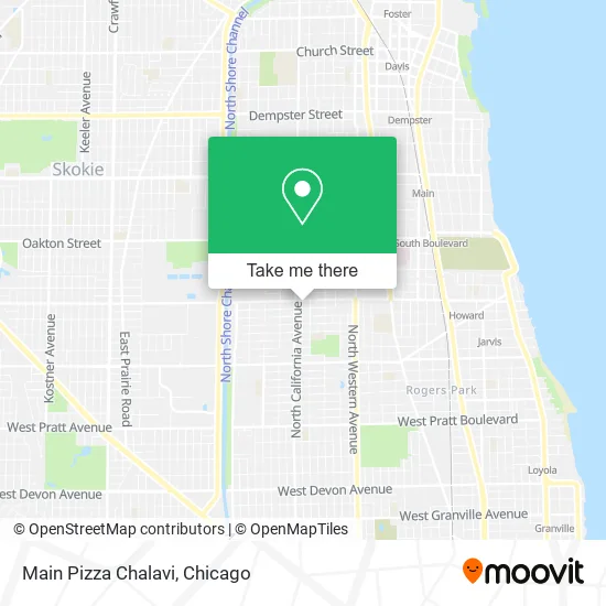 Main Pizza Chalavi map