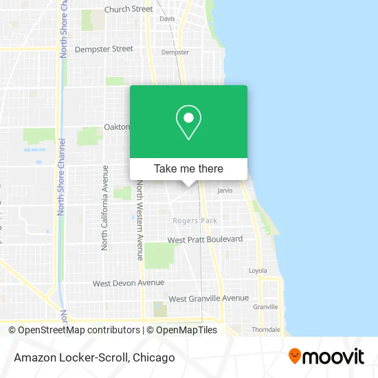 Amazon Locker-Scroll map