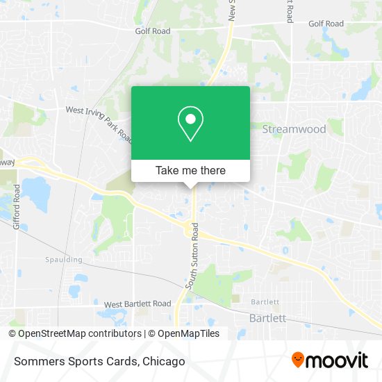Sommers Sports Cards map