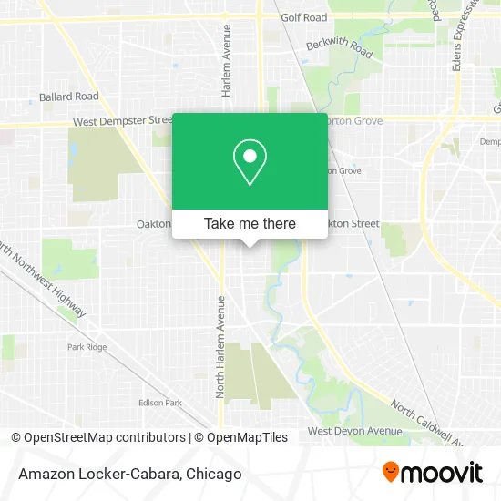 Amazon Locker-Cabara map