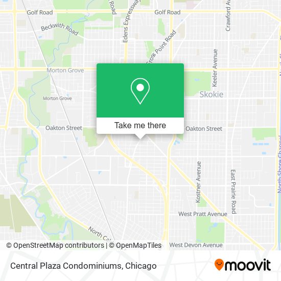 Mapa de Central Plaza Condominiums