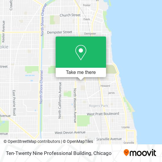 Ten-Twenty Nine Professional Building map