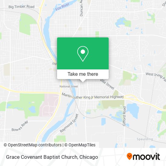 Mapa de Grace Covenant Baptist Church