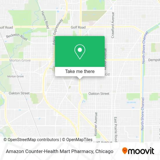 Amazon Counter-Health Mart Pharmacy map