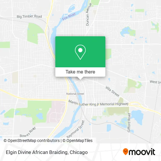 Elgin Divine African Braiding map
