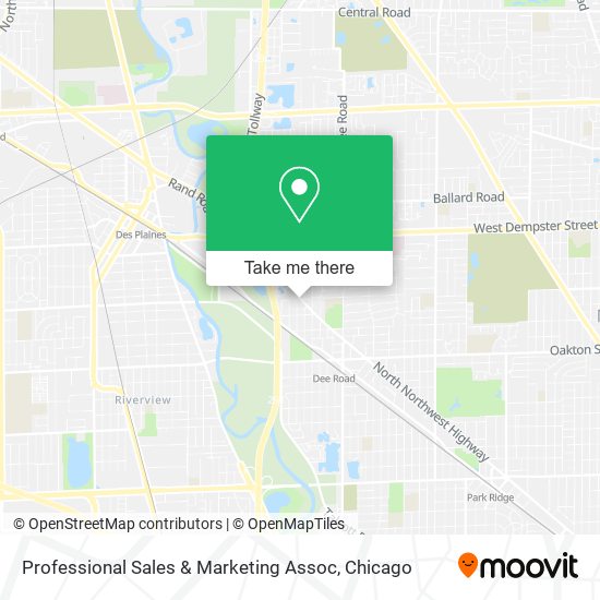 Professional Sales & Marketing Assoc map