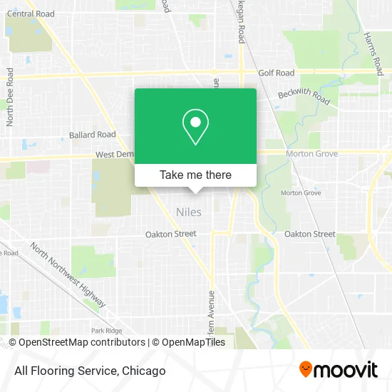 All Flooring Service map