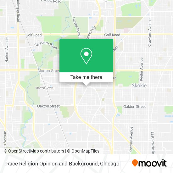 Race Religion Opinion and Background map