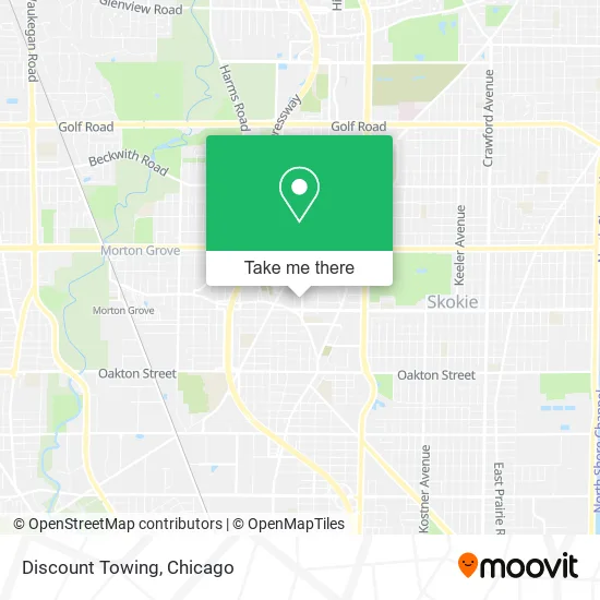 Discount Towing map