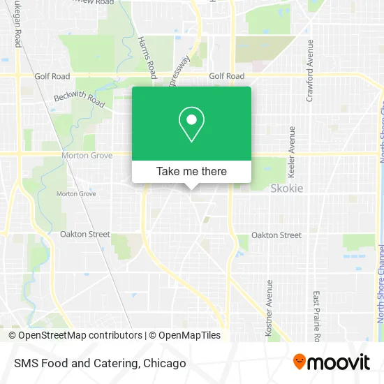 SMS Food and Catering map