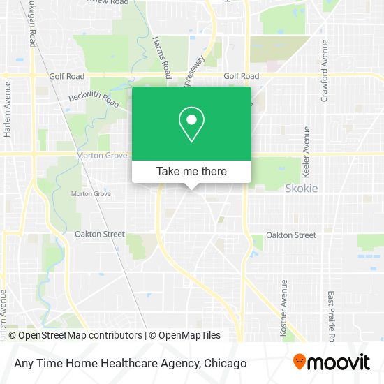 Mapa de Any Time Home Healthcare Agency