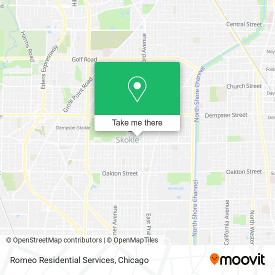Mapa de Romeo Residential Services