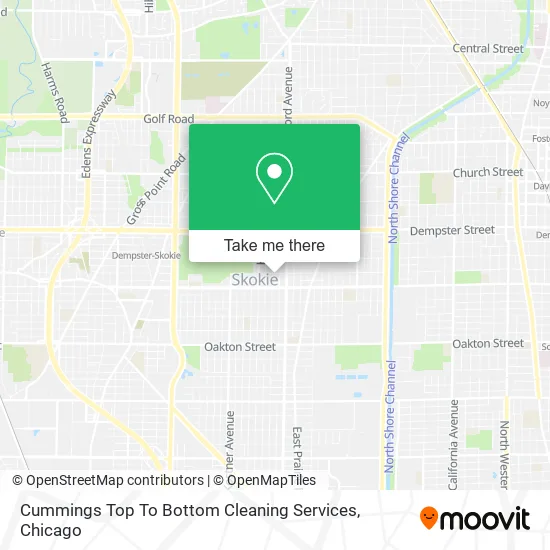 Cummings Top To Bottom Cleaning Services map
