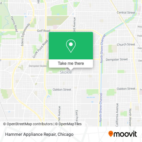Hammer Appliance Repair map