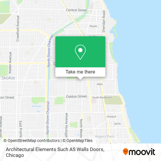 Architectural Elements Such AS Walls Doors map