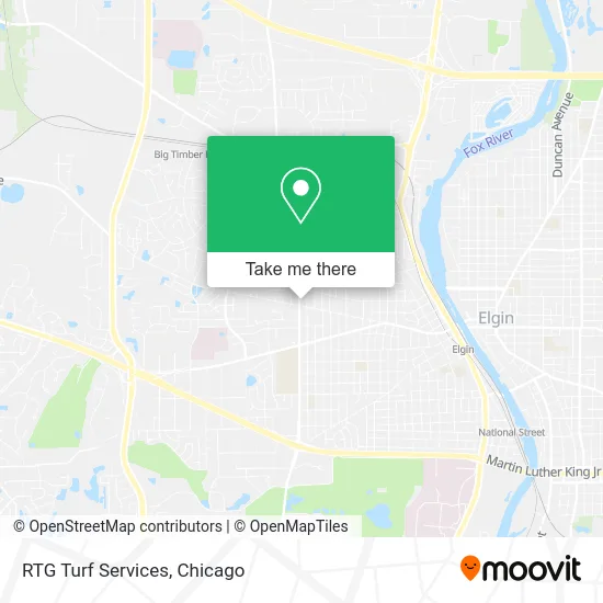 RTG Turf Services map