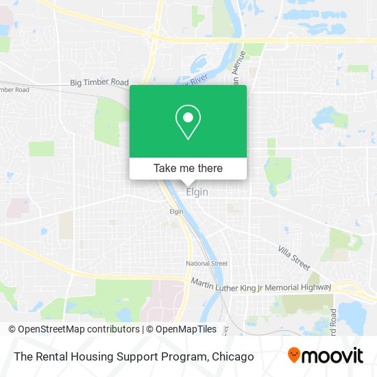The Rental Housing Support Program map