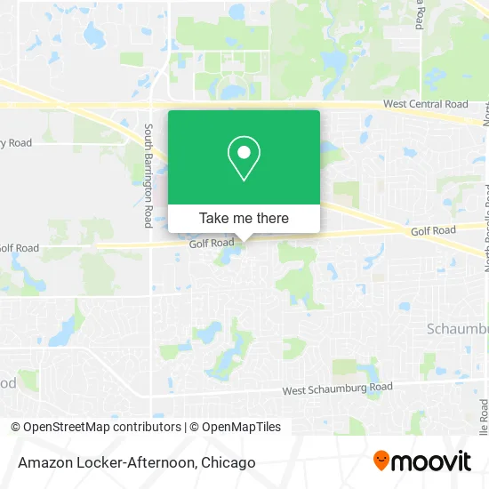 Amazon Locker-Afternoon map