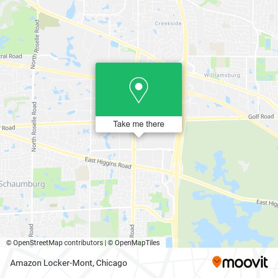 Amazon Locker-Mont map