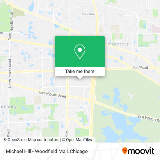 Michael Hill - Woodfield Mall map