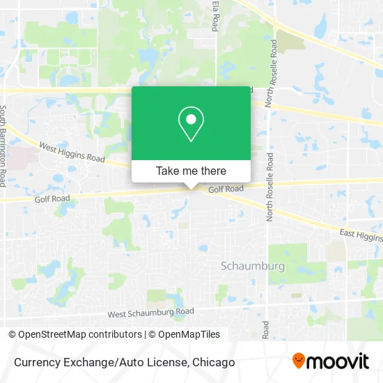 Currency Exchange/Auto License map