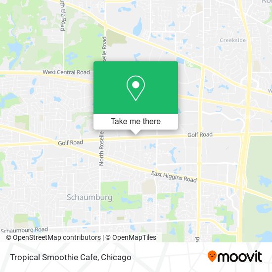 Tropical Smoothie Cafe map